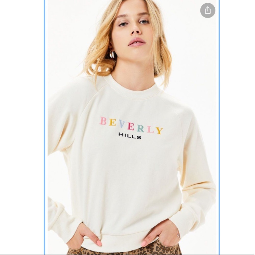 la hearts vintage beverly hills sweatshirt